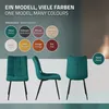 ML-Design Esszimmerstühle 2er Set Petrol, Wohnzimmerstühle Produktbild-Vorschau 7
