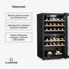 Klarstein vinotéka, slim, skleněné dveře, 2 zóny, UV Náhled obrázku produktu 2