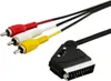 Savio CL-133, 2 m, SCART (21-pin), 3 x RCA, Samec, Samec, Náhľad obrázku produktu 1