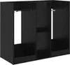 vidaXL Golf Schrank Uni Schwarz Eichen-Optik 102 x 45 x Produktbild-Vorschau 1