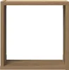 A single cube-shaped shelf unit made of wood-like material. Anteprima dell’immagine prodotto