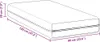 vidaXL Materassi, 60 x 120 cm, colore bianco Anteprima dell’immagine prodotto 8