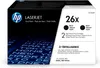 HP 26X - 2er-Pack - Hohe Ergiebigkeit - Schwarz - Original Produktbild-Vorschau 3