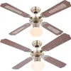 Two ceiling fans with lights are shown from a slightly elevated angle against a white background. Náhľad obrázku produktu