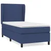 Boxspringbett mit Matratze Blau 80x200 cm Stoff Produktbild-Vorschau 1