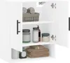 vidaXL Szafka ścienna biała 60x31x70 cm materiał Podgląd zdjęcia produktu 4