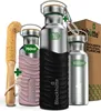 Blockhütte Edelstahl Trinkflasche 750ml I Wasserflasche Produktbild-Vorschau 1