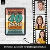 LANOLU Blechschild 40 Schild Geburtstag - 40er Schild Produktbild-Vorschau 2