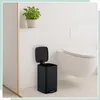 Relaxdays, secchio per cosmetici, 8 L, chiusura automatica, Anteprima dell’immagine prodotto 8