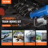 VEVOR 190 W Zughupen-Set, 4 Trompeten-Lufthupen-Set, 150 dB Produktbild-Vorschau 2