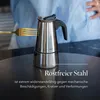 Florina caffettiera espresso Caffettiera in acciaio inox 4 Anteprima dell’immagine prodotto 4