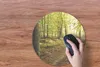 MuchoWow® Mauspad Mousepad Wald - Weg - Sonnenaufgang 40x40 Produktbild-Vorschau 3