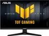 A computer monitor displaying marketing graphics for ASUS TUF Gaming. Voir les images du produit
