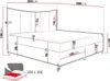 MIRJAN24 Boxspringbett Bergamo, Doppelbett mit zwei Produktbild-Vorschau 4