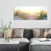 DEQORI Glasbild Echtglas 125x50 cm 'Abendsonne an der Produktbild-Vorschau 3