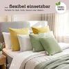 Lycce Kissenhülle Bouclé 50x50 cm senf Produktbild-Vorschau 8