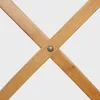 HOMLA LOSELI Drevená stolička prírodná 48x52x88 cm Náhľad obrázku produktu 4