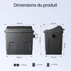 SunSun CBF-200A et Unité UV - 400 × 275 × 400 mm - Filtre Voir les images du produit 3