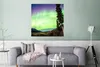 MuchoWow® Poster Nordlichter - Baum - Berg - Natur 75x75 cm Produktbild-Vorschau 5