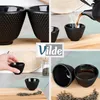Vilde | Filiżanki do herbaty - Czarne - 60 ml - 6 sztuk - Podgląd zdjęcia produktu 5