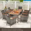COSTWAY Sitzgruppe Polyrattan für 8 Personen, Gartenmöbel Produktbild-Vorschau 2