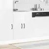 vidaXL Armoire sous évier Kalmar blanc brillant 60x46x81,5 Voir les images du produit 2