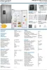 Collage of a silver side-by-side refrigerator, including detailed close-ups and an energy efficiency label. Podgląd zdjęcia produktu