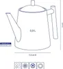Kela 11355, Pojedynczy dzbanek, 900 ml, Stal nierdzewna, Podgląd zdjęcia produktu 8