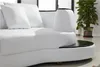 Leder Sofa Ecksofa Wohnlandschaft Rund Couch Sitz Polster Produktbild-Vorschau 11