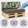 Poduszki ogrodowe Blomster na europalety, komplet poduch na Podgląd zdjęcia produktu 2