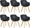 HJ_WeDoo 6er Set Sessel Skandinavisch Wohnzimmerstuhl Produktbild-Vorschau 1