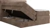 MKS MEBLE Boxspringbett 200x200 Braun Cord, Boxspringbett Produktbild-Vorschau 6