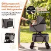 COSTWAY 3 w 1 składany wózek dla psów, wózek dla psów Podgląd zdjęcia produktu 5