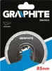 GRAPHITE Keramik-Trennscheibe, halbrund, 85 mm, präzises Produktbild-Vorschau 2