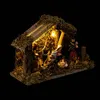 Betlehem s LED osvetlením, 20 x 15 cm Náhľad obrázku produktu 2