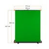 Walimex pro zwijane tło panelowe zielone 165 x 220 cm, Podgląd zdjęcia produktu 14