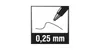 Recharge d'encre gel Pentel Liquid LRN5, bleu Voir les images du produit 5