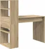 vidaXL Stôl Sonoma dub 113 x 54 x 120 cm Materiál na báze Náhľad obrázku produktu 7