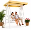 Mucola Hollywood altalena a 3 posti con tetto per giardino Anteprima dell’immagine prodotto 1
