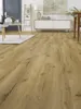 A room with wooden flooring, a white cabinet, a ladder shelf, and a coffee table. Produktbild-Vorschau