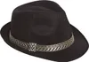 20S Gangster Retro Hut Schwarz Fedora Kostüm Klassiker Produktbild-Vorschau 5