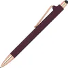 Touchpen-Kugelschreiber aus Metall / gummiert / Farbe: Produktbild-Vorschau 1
