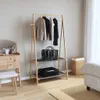 vidaXL Věšák na oblečení s policemi 96x45,5x150,5 cm Náhled obrázku produktu 1