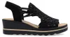 Rieker Damen Sandalette Schwarz Voir les images du produit 22
