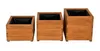 Massiver Holz Pflanzkasten Blumentopf   Maße 40 x 40 x 34cm Produktbild-Vorschau 2