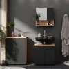 Midischrank Vicco Irma Anthrazit gepunktet 60 x 81 cm, Produktbild-Vorschau 4