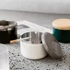 INF Nordischer Aschenbecher mit Deckel - Edelstahl & Produktbild-Vorschau 2