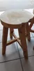 Teakholz Teak Holz massiv Sitzhocker rund Semar aus einer Produktbild-Vorschau 4