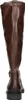 A back view of a brown leather boot. Voir les images du produit
