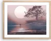 Gerahmtes Poster - Rahmen in heller Eiche - Mond Paar Baum Produktbild-Vorschau 1